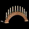 Arche de Bougies de Noël avec 10 Bougies LED Marron 514480514480