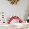 Arche de Bougies de Noël avec 10 Bougies LED Rouge 514482514482