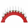 Arche de Bougies de Noël avec 10 Bougies LED Rouge 514482514482