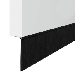 Brosses d'étanchéité pour porte à visser 6 pcs Noir 100 cm 514488514488