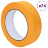 Rubans de masquage pour peintre 24 pcs Jaune 25 mm x 50 m 514489514489