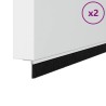 Brosses de porte adhésives 2 pcs Blanc 100 cm 514494514494