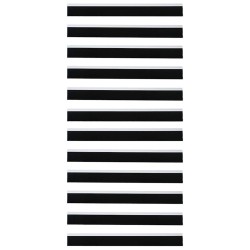 Brosses de porte adhésives 12 pcs Blanc 100 cm 514495514495