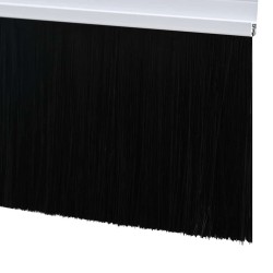 Brosses de porte adhésives 12 pcs Blanc 100 cm 514495514495