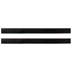 Brosses de porte adhésives 2 pcs Marron 100 cm 514498514498