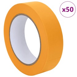 Rubans de masquage pour peintre 50 pcs Jaune 30mm x 50m Papier 514500514500