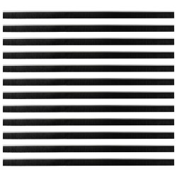 Brosses de porte adhésives 12 pcs Argent 100 cm 514519514519