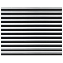 Brosses de porte adhésives 12 pcs Argent 100 cm 514524514524