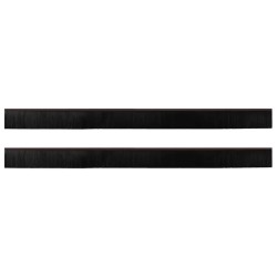 Brosses d'étanchéité pour porte à visser 2 pcs Marron 100 cm 514535514535