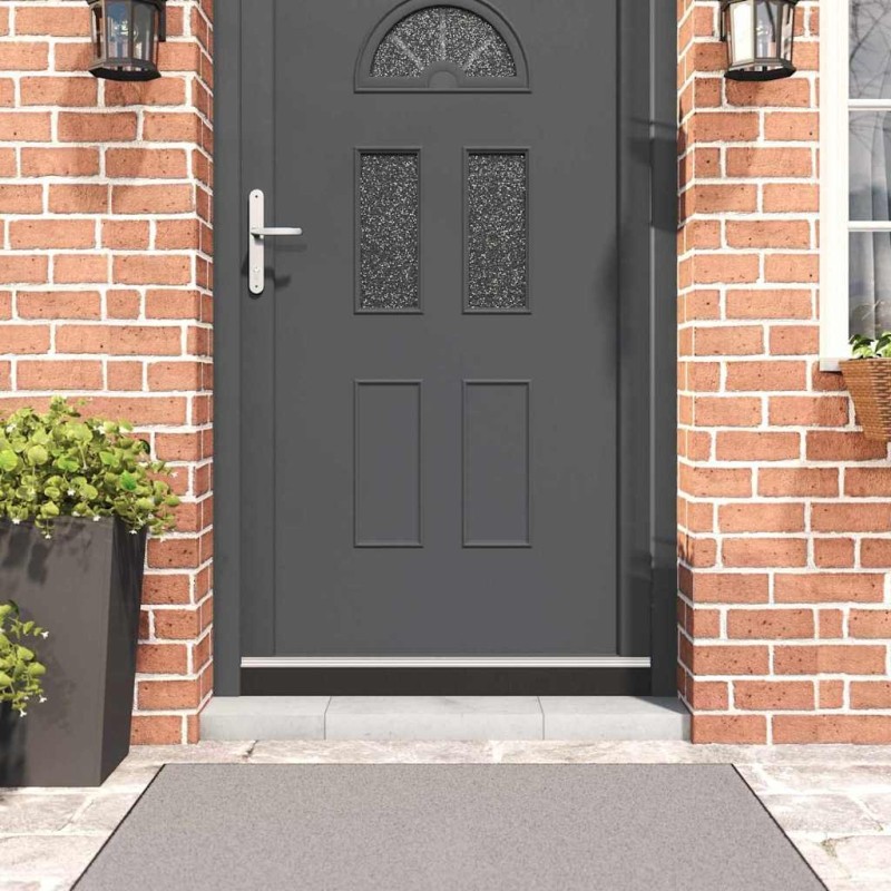 Brosses de porte adhésives 6 pcs Argent 100 cm 514539514539