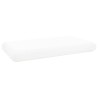Coussin de sommeil Uni Blanc 70 x 36 x 6,5 cm 514545514545