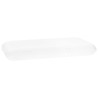 Coussin de sommeil Uni Blanc 70 x 36 x 8,5 cm 514547514547