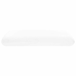 Coussin de sommeil Uni Blanc 74 x 39 x 13 cm 514552514552
