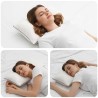 Oreiller Shread Blanc 50 x 30 x 11 cm Mousse à mémoire de forme 514560514560