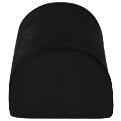 Coussin de repose-pieds Uni Noir 42 x 18 x 13 cm Mousse PU 514562514562