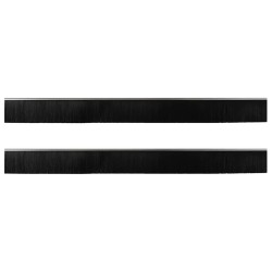 Brosses d'étanchéité pour porte à visser 2 pcs Argent 100 cm 514569514569