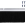 Brosses d'étanchéité pour porte à visser 12 pcs Argent 100 cm 514572514572