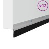 Brosses d'étanchéité pour porte à visser 12 pcs Argent 100 cm 514575514575