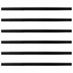 Brosses d'étanchéité pour porte à visser 6 pcs Argent 100 cm 514578514578