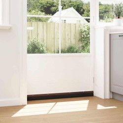 Brosses d'étanchéité pour porte à visser 12 pcs Marron 100 cm 514579514579