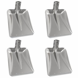 Tête de pelle 4 pcs Argent 45 x 38 cm Aluminium 514581514581