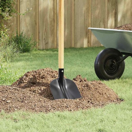 Tête de pelle Noir 34,5 x 24 cm Acier enduit de poudre 514582514582