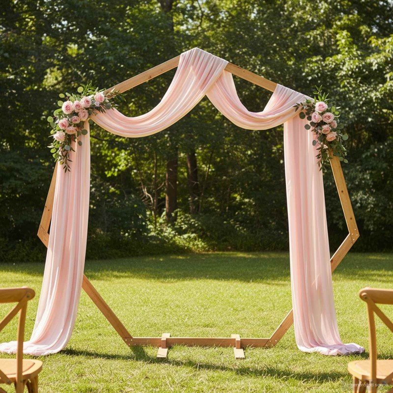 Arche de mariage Marron Clair 221 x 92 x 216 cm 514585514585