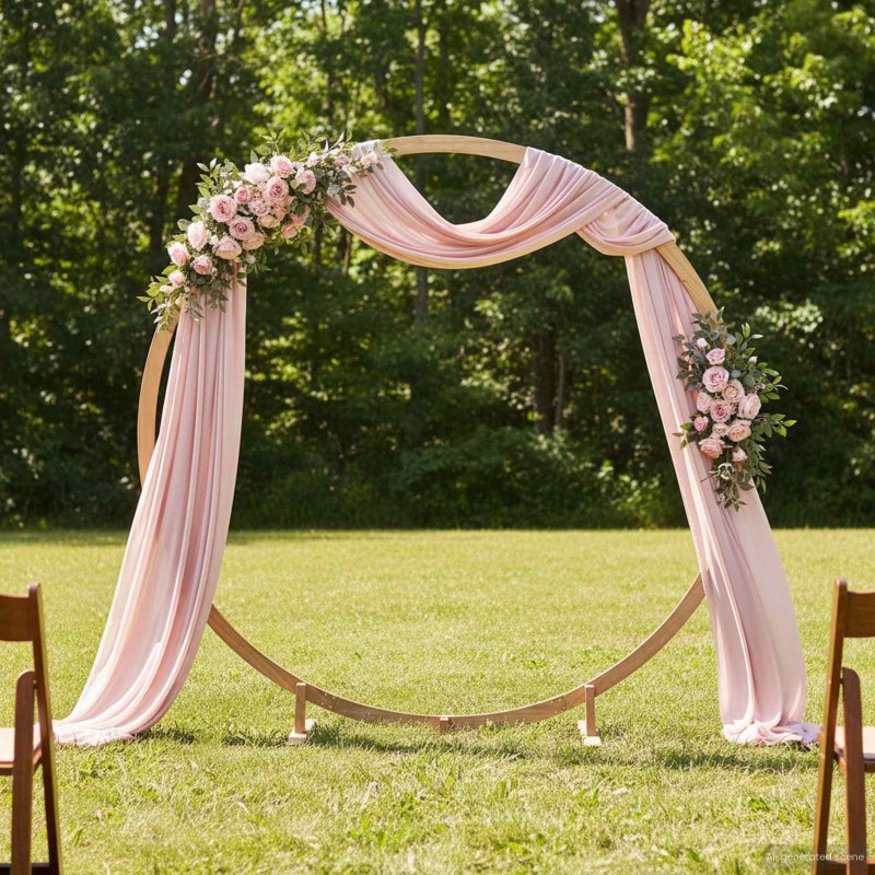 Arche de mariage Marron Clair 224 x 80 x 220 cm 514588514588