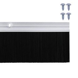 Brosses d'étanchéité pour porte à visser 2 pcs Argent 100 cm 514592514592