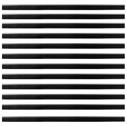 Brosses d'étanchéité pour porte à visser 12 pcs Argent 100 cm 514597514597