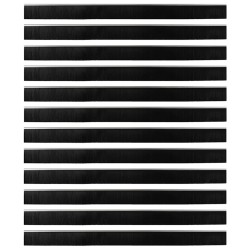 Brosses d'étanchéité pour porte à visser 12 pcs Argent 100 cm 514598514598