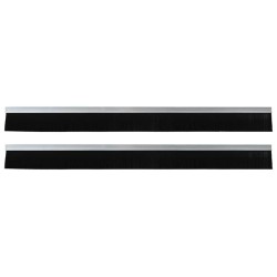 Brosses de porte adhésives 2 pcs Argent 100 cm 514605514605