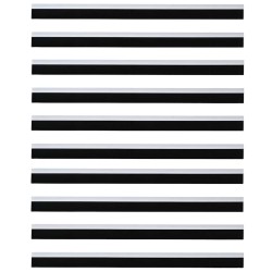 Brosses de porte adhésives 12 pcs Blanc 100 cm 514613514613