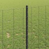 Clôture avec poteau Gris 1 x 10 m Acier 514693514693