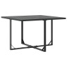 Ensemble de salle à manger pour jardin 5 pcs Noir Acier 514730514730