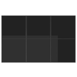 Ensemble de salle à manger pour jardin 7 pcs Noir Acier 514731514731