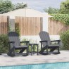 Chaises Berçantes Adirondack 2 pcs Gris clair HDPE 514737514737