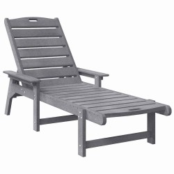 Transat 3 pcs Gris clair Polyéthylène 514738514738
