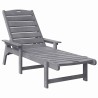 Transat 3 pcs Gris clair Polyéthylène 514738514738