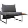 Ensemble de salle à manger pour jardin 3 pcs Anthracite Acier 514739514739