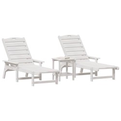 Transat 3 pcs Blanc Polyéthylène 514742514742