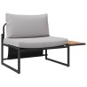 Ensemble de salle à manger pour jardin 3 pcs Gris clair Acier 514745514745