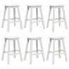Ensemble de bar de jardin 6 pcs Blanc HDPE 514759514759