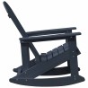 Chaises Berçantes Adirondack 2 pcs Bleu marine HDPE 514762514762