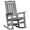 Chaise à bascule 2 pcs Gris clair 92 x 70 x 108 cm Polyéthylène 514769514769