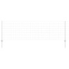 Clôture avec poteau Argenté 0,8 x 10 m Acier 514800514800