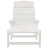 Transat 2 pcs Blanc 195,5 x 53 x 98,5 cm Polyéthylène 514812514812