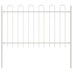 Clôture de jardin 7 pcs Blanc 11,9 x 0,8 m 515007515007