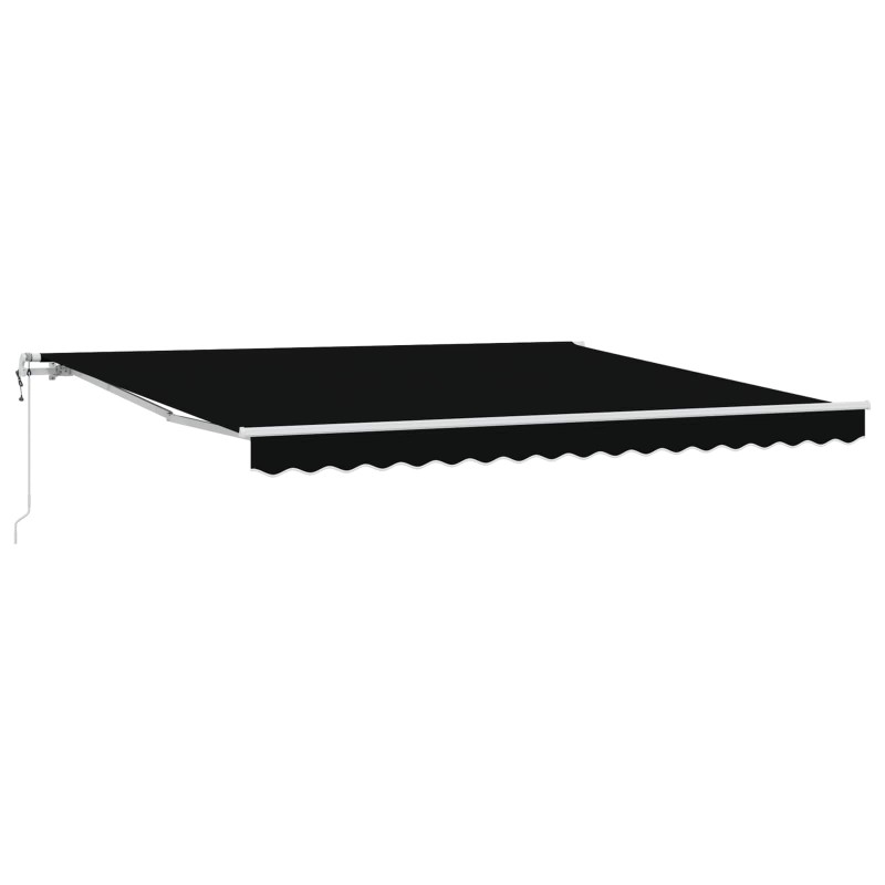 Auvent rétractable électrique Noir 400 × 300 cm 515054515054