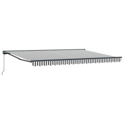 Cadre d'auvent Anthracite et blanc 450 × 300 cm 515063515063